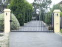 Wrought iron gate